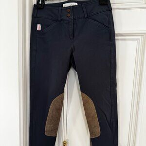 Girls Trophy Hunter Front Zip Regular Rise Jod, Sailor Blue/Tan, Sz 14